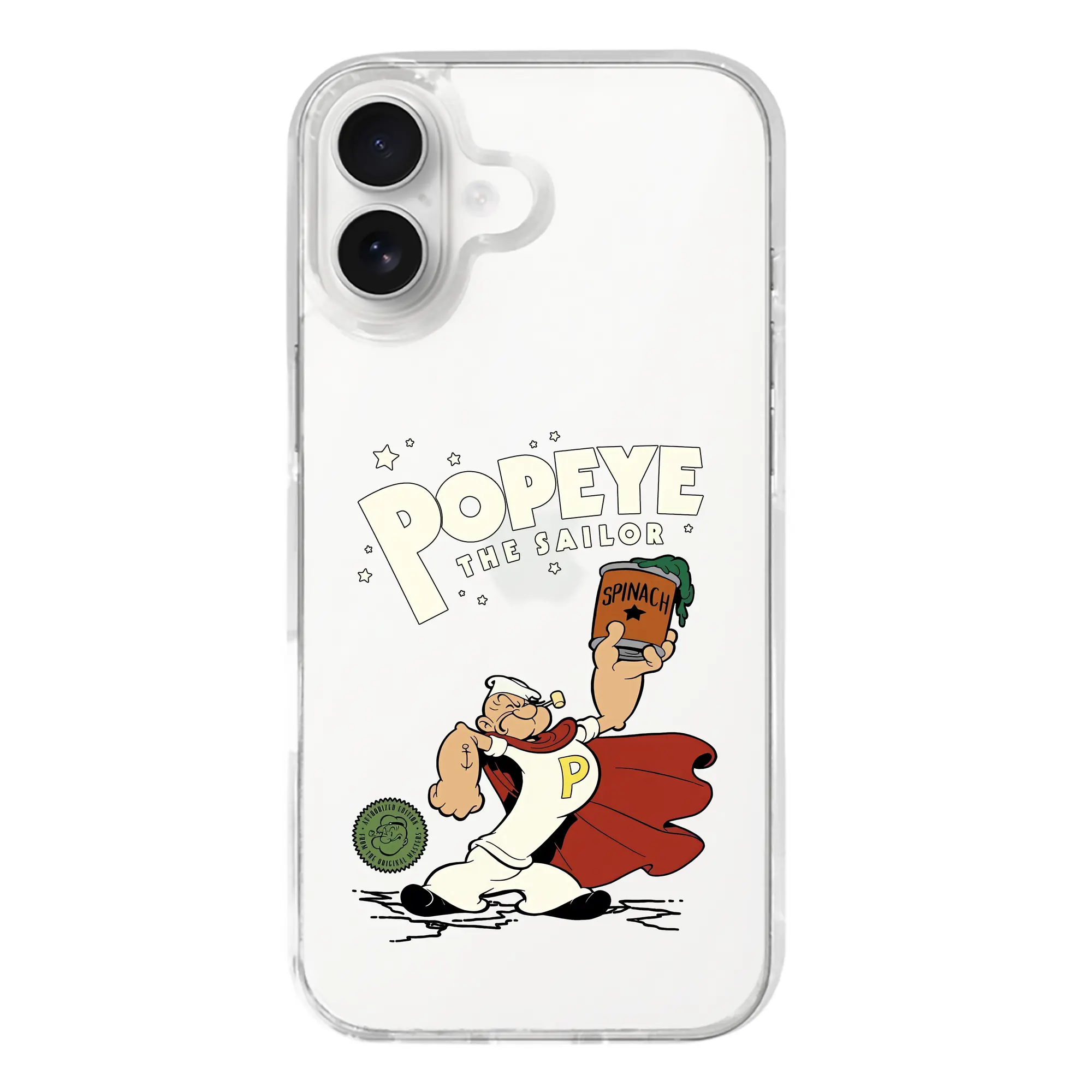 ポパイ グッズ ポパイ - iPhone 17シリーズ 透明スマホケース – 薄型・耐衝撃・精密フィット保護カバー